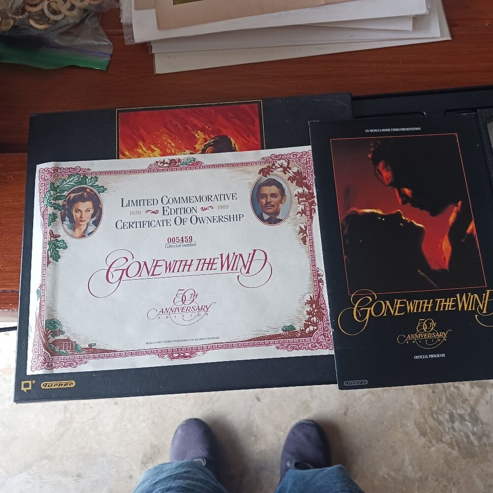 Gone with the wind 50th anniversary edition set 2 vcr's - Picture 4 of 7
